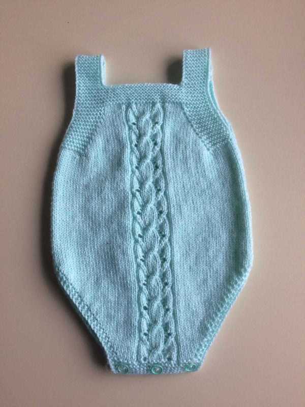 El Örgüsü Kız Bebek Salopeti